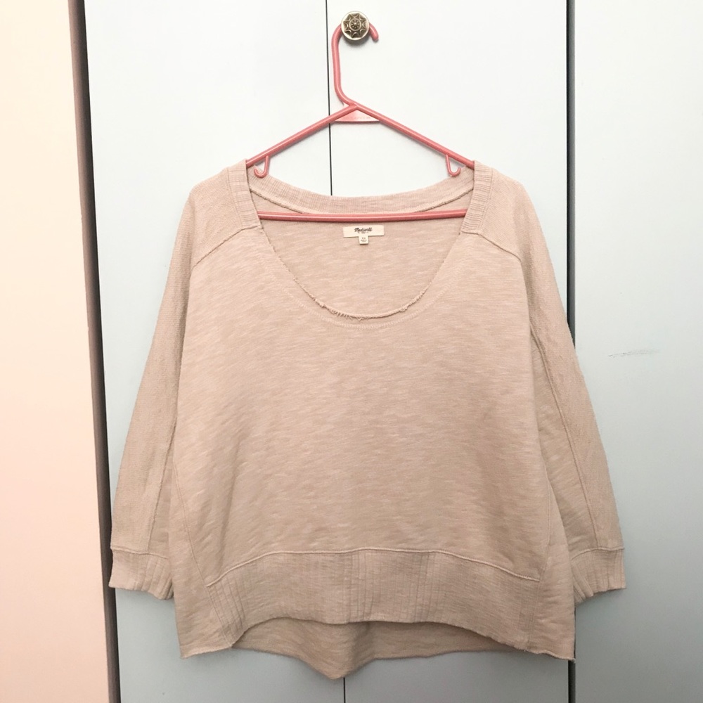 Madewell Oatmeal Forward Sweater